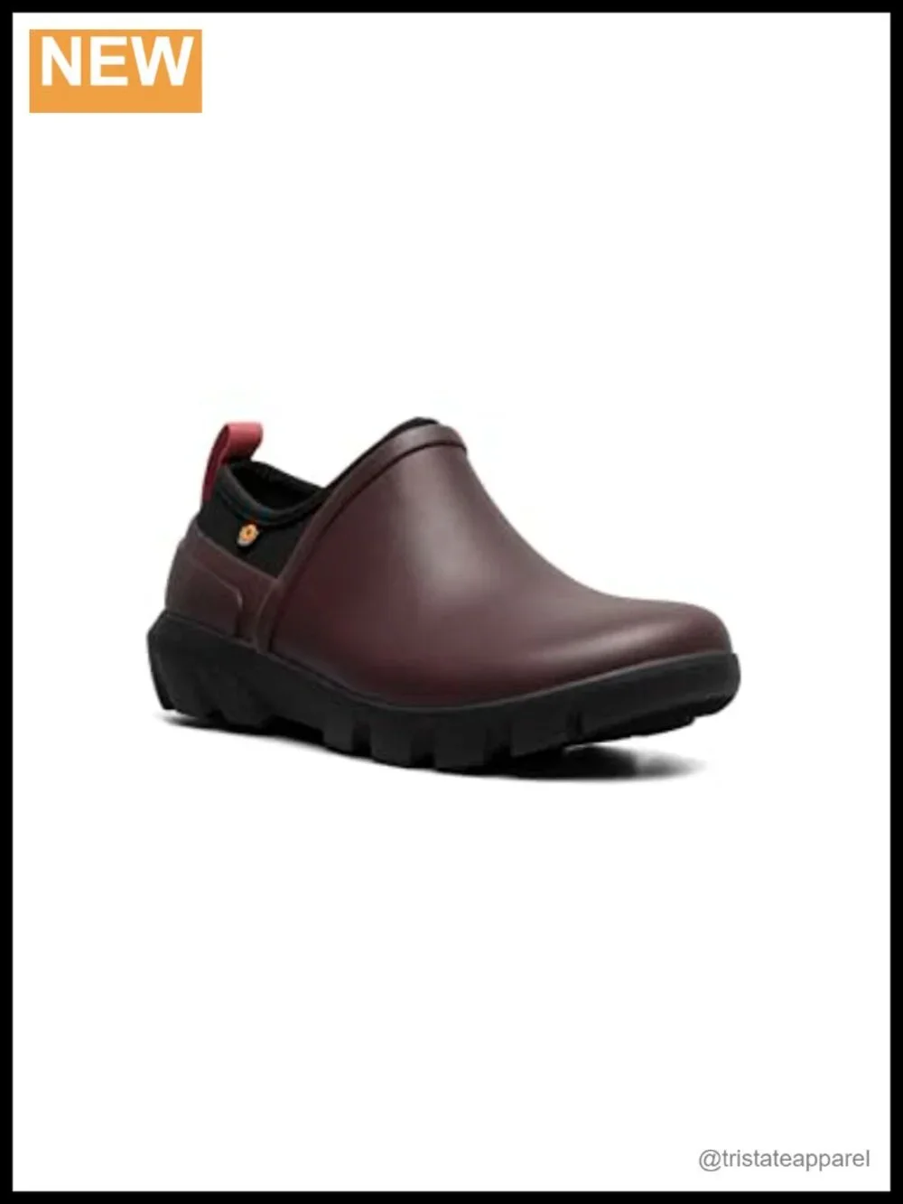 Waterproof Rain Boots with Neoprene Lining Slip-On Ankle Bootie